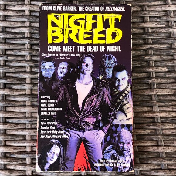 Night Breed VHS 1990 Horror movie - Picture 1 of 5